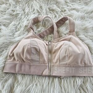 SHEFIT Women's Ultimate Sports Bra Size 2Luxe Beige Tan